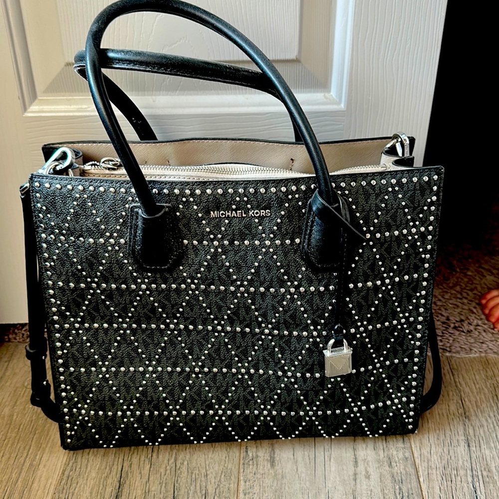 Black/silver studs Michael Kors Purse
